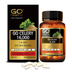 Go Healthy Viên Hỗ Trợ Giảm Gout Celery 16,000 Uric Acid Balance 30 Viên