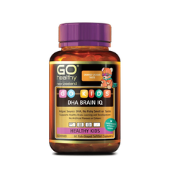 Go Healthy Viên Uống Bổ Sung DHA Cho Trẻ Kids DHA Brain IQ 60 Viên