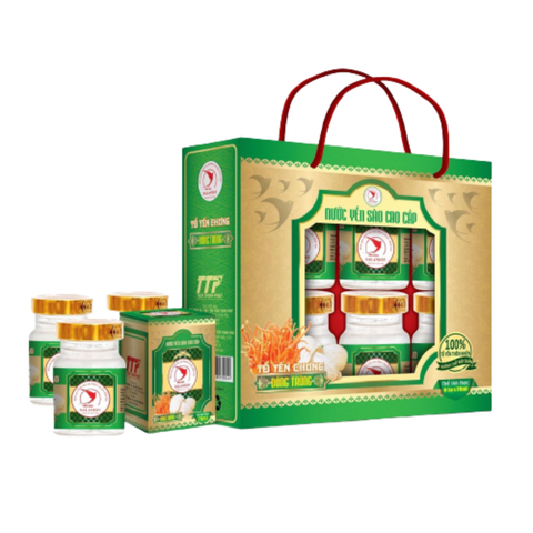 Sallanest Nước Yến Chưng Đông Trùng Hạ Thảo 20% Tổ Yến 6 Hũ x 70ml
