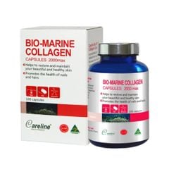 Careline Viên Uống Hỗ Trợ Làm Đẹp Da Bio Marine Collagen 2000max 100 Viên