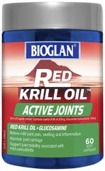 Bioglan Viên Uống Dầu Nhuyễn Thể Hỗ Trợ Khớp Red Krill Oil Active Joints 60 Viên