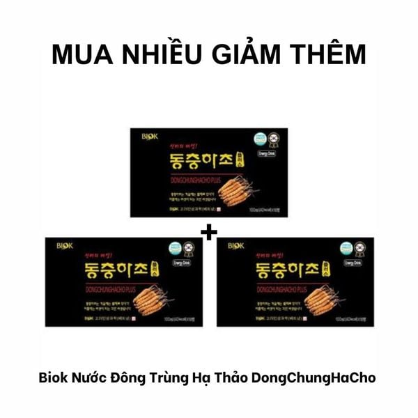 Biok Nước Đông Trùng Hạ Thảo DongChungHaCho 100ml