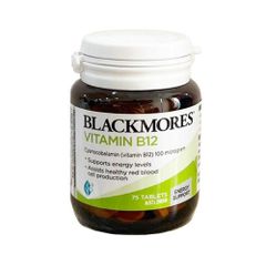 Blackmores Viên Uống Bổ Sung Vitamin B12 100mcg 75 viên