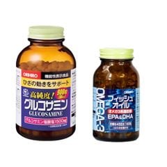 Combo Orihiro Glucosamine + Omega-3 Nhật Bản