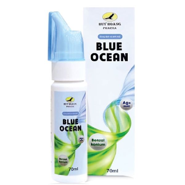 Blue Ocean Dung Dịch Vệ Sinh Mũi Kháng Khuẩn 70ml
