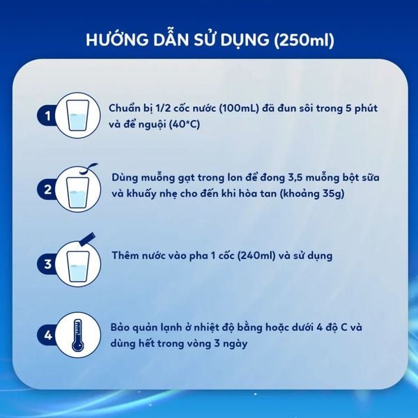 BTNature Sữa Bột Nguyên Kem Full Cream Instant Milk Powder Túi 1kg