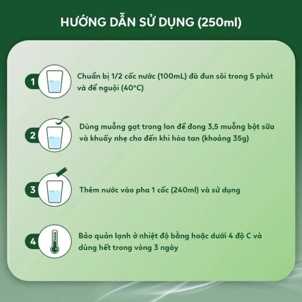 BTNature Sữa Bột Tách Béo Skim Instant Milk Powder Túi 1kg