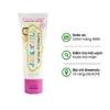 Jack N Jill Kem Đánh Răng Cho Bé Natural Toothpaste 50g - Berries & Cream kem và quả mọng
