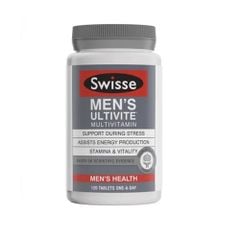 Swisse Viên Uống Vitamin Tổng Hợp Cho Nam Men’s Ultivite Multivitamin 120 Viên