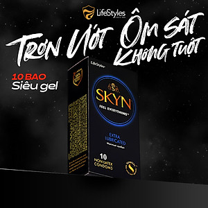 Combo 2 Hộp Skyn Bao Cao Su Có Gai & Thêm Gel Tăng Kích Thích 20 Bao