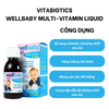 Vitabiotics Siro Bổ Sung Vitamin Và Khoáng Chất Cho Trẻ Từ 4 Tháng Tuổi Wellbaby Multi-Vitamin Liquid Chai 150ml