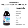 Vitabiotics Siro Bổ Sung Vitamin Và Khoáng Chất Cho Trẻ Từ 4 Tháng Tuổi Wellbaby Multi-Vitamin Liquid Chai 150ml