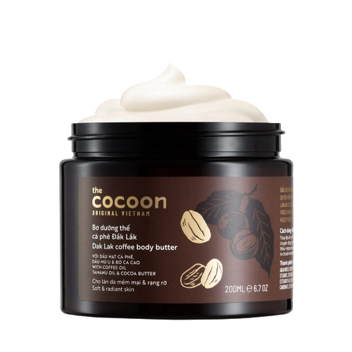 Cocoon Bơ Dưỡng Thể Cà Phê Đắk Lắk 200ml