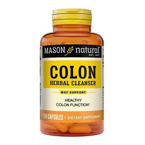 Mason Natural Viên Uống Hỗ trợ Chức Năng Đại Tràng Colon Herbal Cleanser 100 Viên