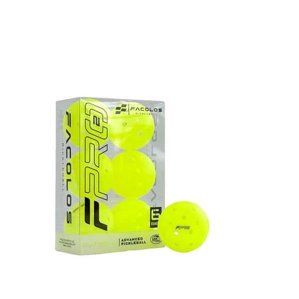 Facolos Bóng Pickleball F-Pro Peformance Gen 2 (Hộp 6 Trái)