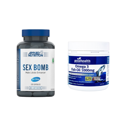 Combo Applied Nutrition Và Goodhealth Dầu Cá Hỗ Trợ Sức Khỏe Nam Giới