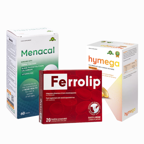 Combo Cần Thiết Mẹ Bầu & Mẹ Sau Sinh - Bổ Sung Canxi, Sắt Dạng Bột & DHA