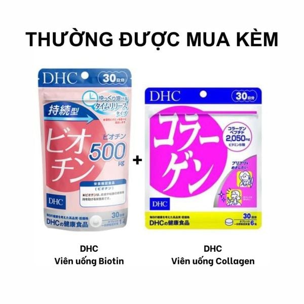 Combo DHC Bổ Sung Collagen & Biotin Da Tóc Móng 30 Ngày