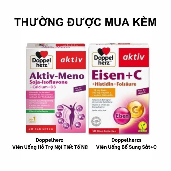 Combo Doppelherz Bổ Sung Nội Tiết & Sắt Cho Nữ