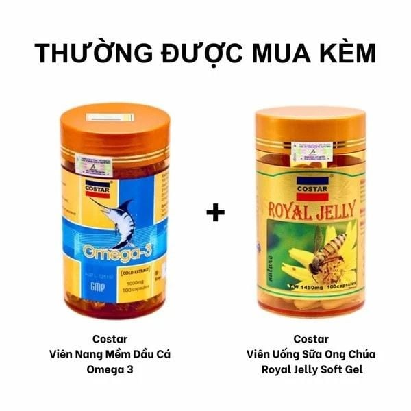 Costar Viên Uống Dầu Cá Omega 3 1000mg 100 Viên