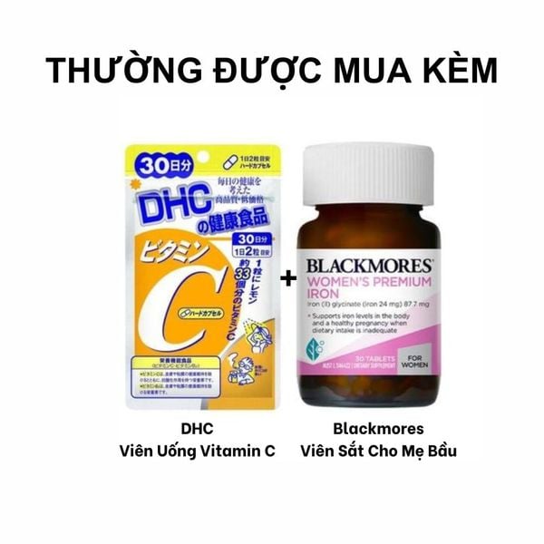 DHC Viên Uống Hỗ Trợ Bổ Sung Vitamin C 30 Ngày