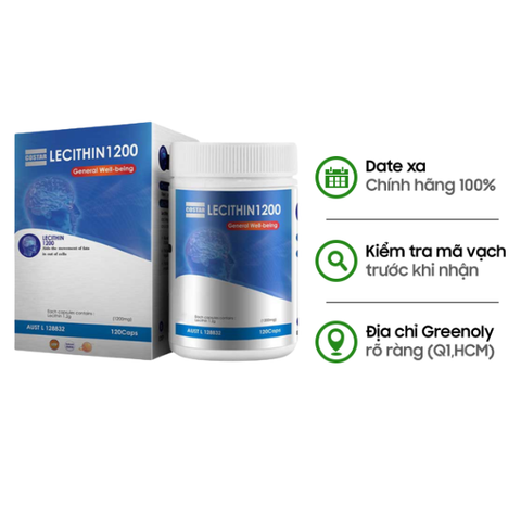 Costar Viên Uống Mầm Đậu Nành Lecithin 1200mg 120 Viên