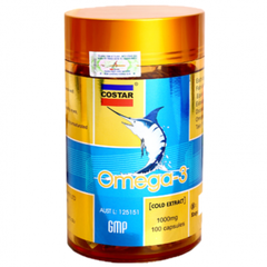 Costar Viên Nang Mềm Dầu Cá Omega 3 1000mg 100 Viên