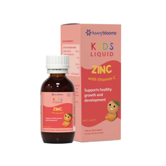 Henry Blooms Kids Liquid Dung Dịch Hỗ Trợ Tăng Sức Đề Kháng Chứa Zinc Kết Hợp Vitamin C 100ml