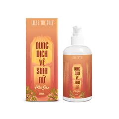 Loli The Wolf Dung Dịch Vệ Sinh Phụ Nữ Giảm Viêm Ngứa Vùng Kín Hương Đào 250ml