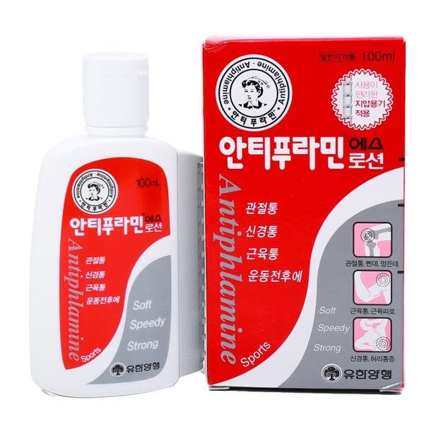 Antiphlamine Dầu Nóng Xoa Bóp Hàn Quốc 100ml