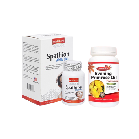 Combo Pharmekal Spathion Và David Health Hoa Anh Thảo Hỗ Trợ Giảm Nám, Trắng Da, Điều Hòa Nội Tiết