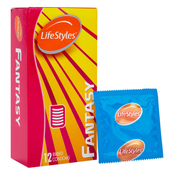 LifeStyles Bao Cao Su Fantasy Có Gân Ngang Hộp 12 Cái