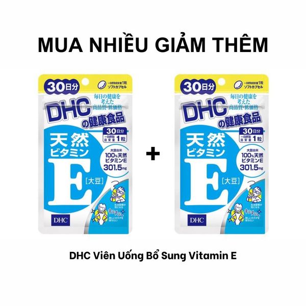 DHC Viên Uống Bổ Sung Vitamin E 30 Ngày