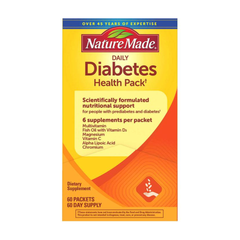 Nature Made Viên Vitamin Tổng Hợp Cân Bằng Đường Huyết Diabetes Health Pack 60 Viên
