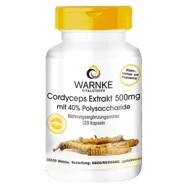 Warnke Viên Uống Đông Trùng Hạ Thảo Cordyceps Extrakt 500mg 120 Viên