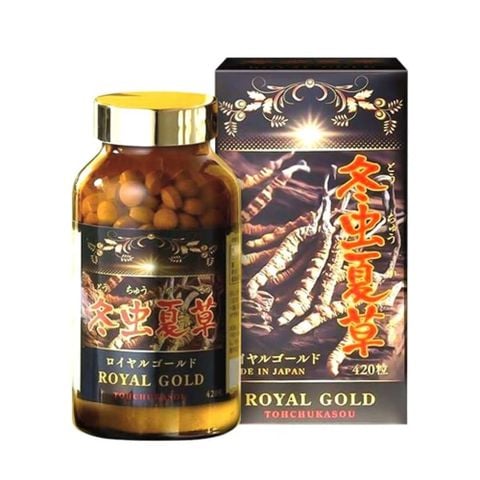 Tohchukasou Viên Uống Đông Trùng Hạ Thảo Royal Gold 420 Viên