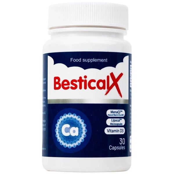 Bestical X Viên Uống Bổ Sung Canxi, Vitamin D3, K2 Hỗ Trợ Xương Và Rắng Chắc Khỏe Cho Trẻ Từ 8 Tuổi Hộp 30 Viên