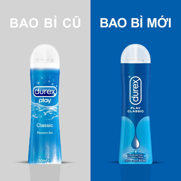 Durex Gel Bôi Trơn Hỗ Trợ Cải Thiện Xuất Tinh Sớm Play Classic 50ml