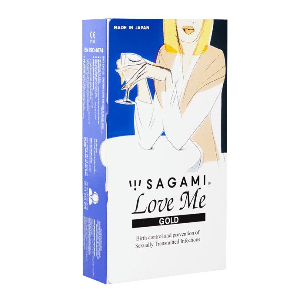 Okamoto Bao Cao Su Kiểu Truyền Thống Sagami Love Me Gold Hộp 10 Chiếc ...