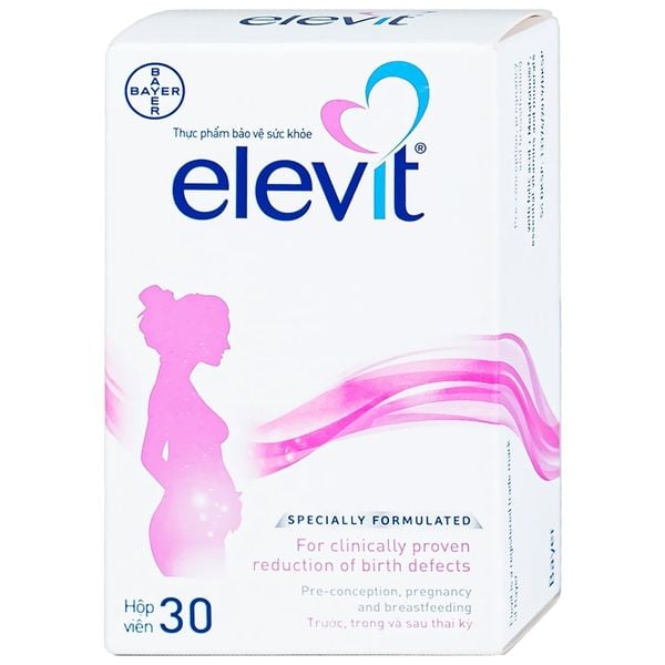 Elevit Viên Bổ Sung Vitamin Cần Thiết Cho Mẹ Bầu Và Sau Sinh 30 Viên