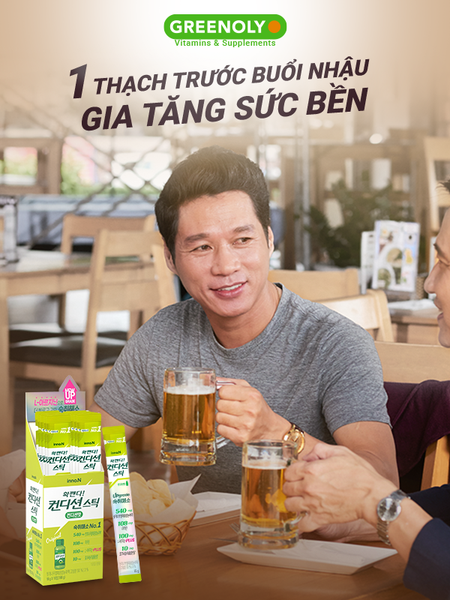 Kolmar Thạch Giải Rượu Chiết Xuất Khúng Khéng Vị Táo 10 Gói