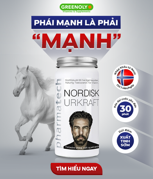 Nordisk Viên Uống Tăng Cường Sinh Lực Nam Giới Urkraft Pharmatech 68 Viên