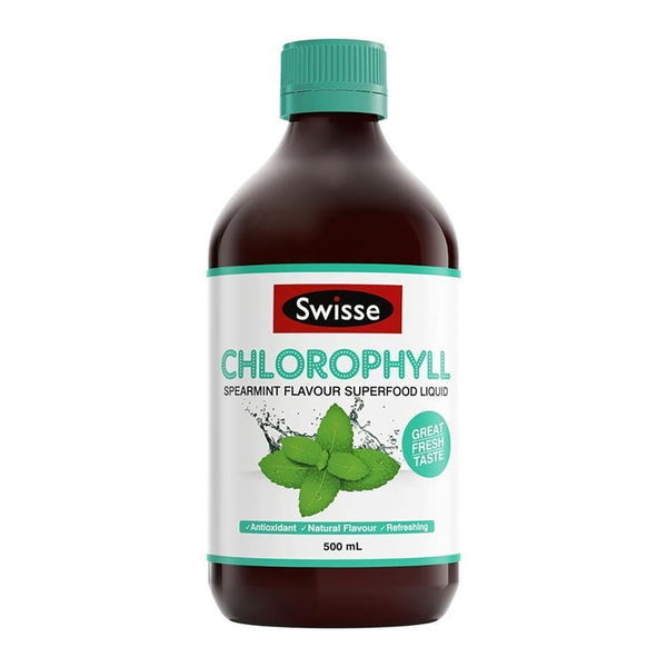 Swisse Nước Tảo Diệp Lục Chlorophyll 500ml Vị Bạc Hà