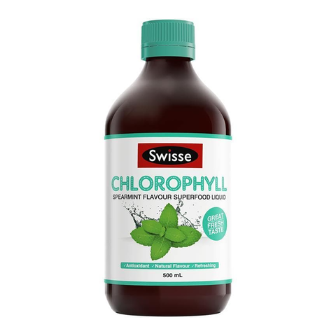 Swisse Nước Tảo Diệp Lục Chlorophyll 500ml Vị Bạc Hà