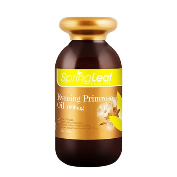 SpringLeaf Tinh Dầu Hoa Anh Thảo Evening Primrose Oil 1000mg 180 Viên