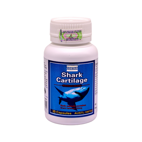 Costar Viên Uống Hỗ Trợ Xương Khớp Sụn Cá Mập Blue Shark Cartilage 750mg (30 Viên)