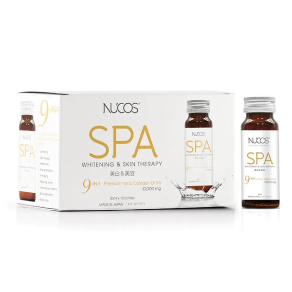 Nucos Nước Collagen Trắng Da Ngừa Lão Hóa Spa 9in1 10.000mg 10 Chai