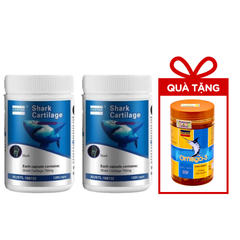 Combo Costar 2 Hộp Sụn Cá Mập 120 Viên (Không Vỏ Hộp) Tặng Costar Dầu Cá Omega 3 1000mg 100 Viên