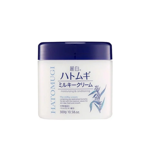 Hatomugi Kem Dưỡng Cấp Ẩm Da Mặt Moisturizing Conditioning The Milky Cream 300g