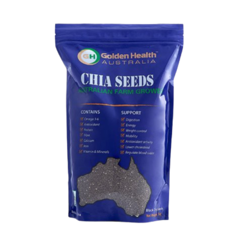 Golden Health Hạt Chia Úc Chia Seeds Australian Farm Grower 1kg